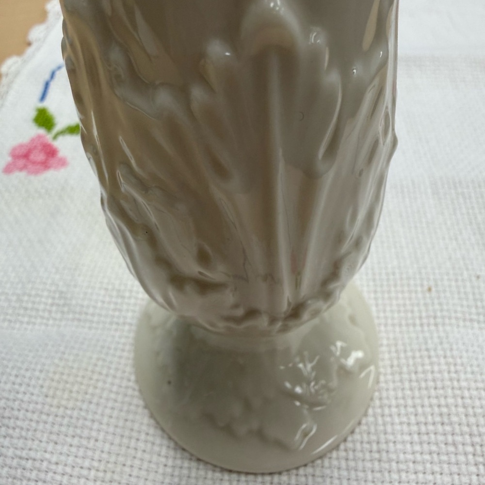 Lenox Woodland Bud Cream Vase Fine China 11” - Picture 4 of 7